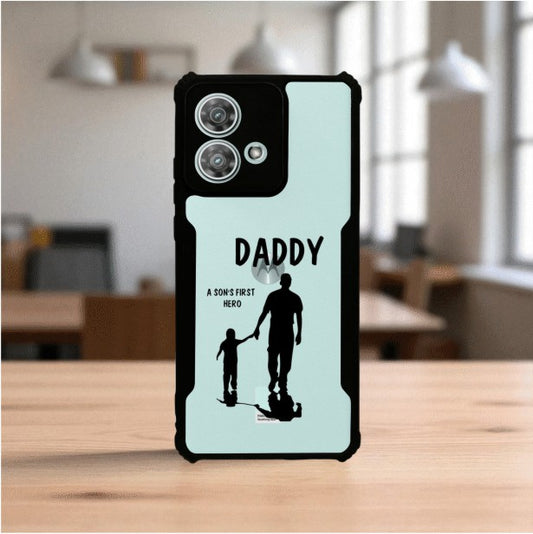 Daddy and Son Mobile Cover For Motorola Edge 40 Neo