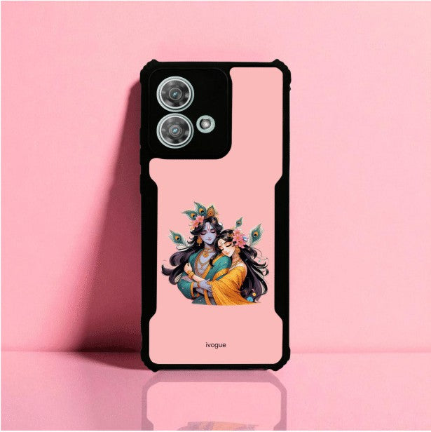 Radha Krishna Bliss Mobile Cover For Motorola Edge 40 Neo