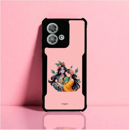 Radha Krishna Bliss Mobile Cover For Motorola Edge 40 Neo