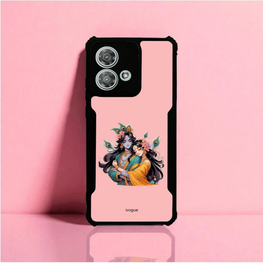 Radha Krishna Bliss Mobile Cover For Motorola Edge 40 Neo