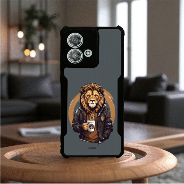 Stylish Lion Mobile Cover For Motorola Edge 40 Neo
