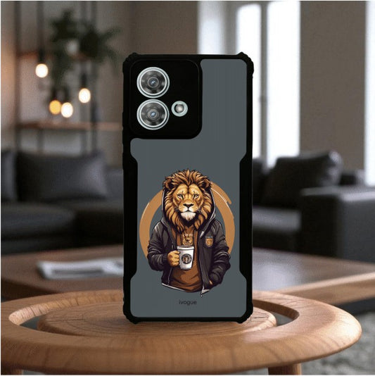 Stylish Lion Mobile Cover For Motorola Edge 40 Neo
