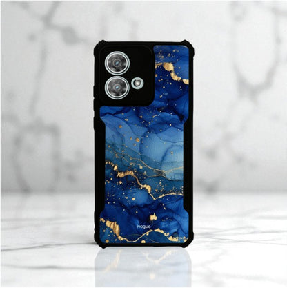 Blue Opulence Mobile Cover For Motorola Edge 40 Neo