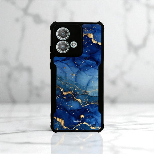 Blue Opulence Mobile Cover For Motorola Edge 40 Neo