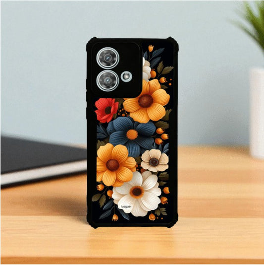 Retro Petals Mobile Cover For Motorola Edge 40 Neo