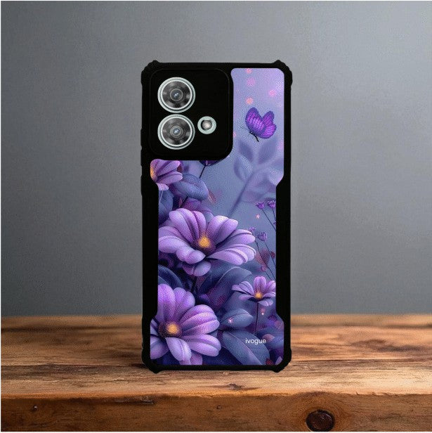 Purple Serenity Mobile Cover For Motorola Edge 40 Neo