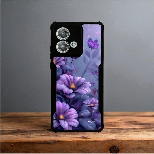 Purple Serenity Mobile Cover For Motorola Edge 40 Neo
