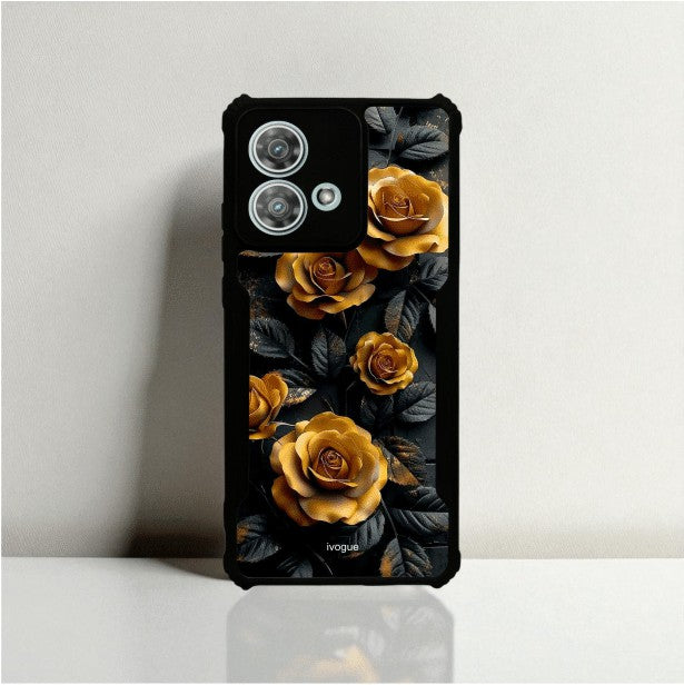 Golden Rose Mobile Cover For Motorola Edge 40 Neo