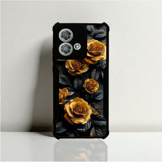 Golden Rose Mobile Cover For Motorola Edge 40 Neo