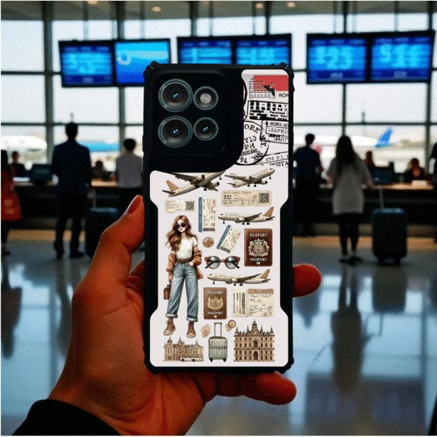 Travel Girl Vibes Mobile Cover For Motorola Edge 50