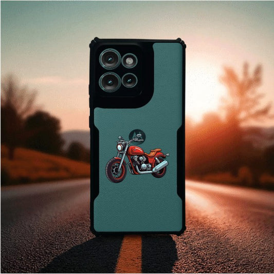 Bike Mobile Cover For Motorola Edge 50