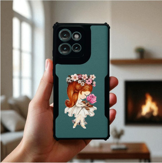 Flower Girl Mobile Cover For Motorola Edge 50 Neo