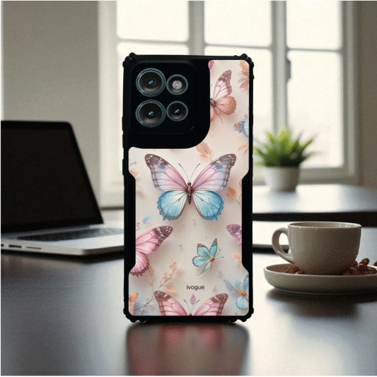 Butterfly Bloom Mobile Cover For Motorola Edge 50