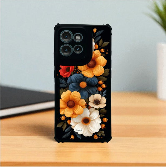 Retro Petals Mobile Cover For Motorola Edge 50 Neo