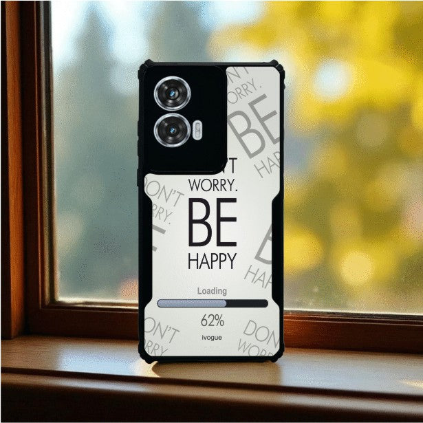 Be Happy Mobile Cover For Motorola Edge 50 Fusion