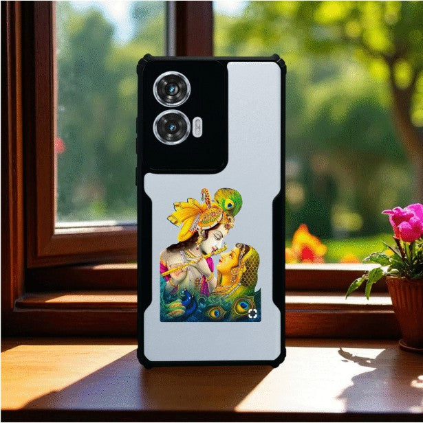 Radha Krishna Mobile Cover For Motorola Edge 50 Fusion