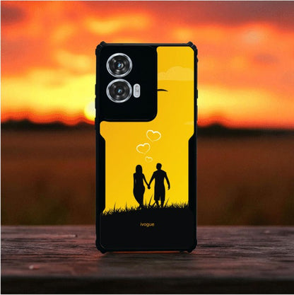 Sunset Romance Mobile Cover For Motorola Edge 50 Fusion