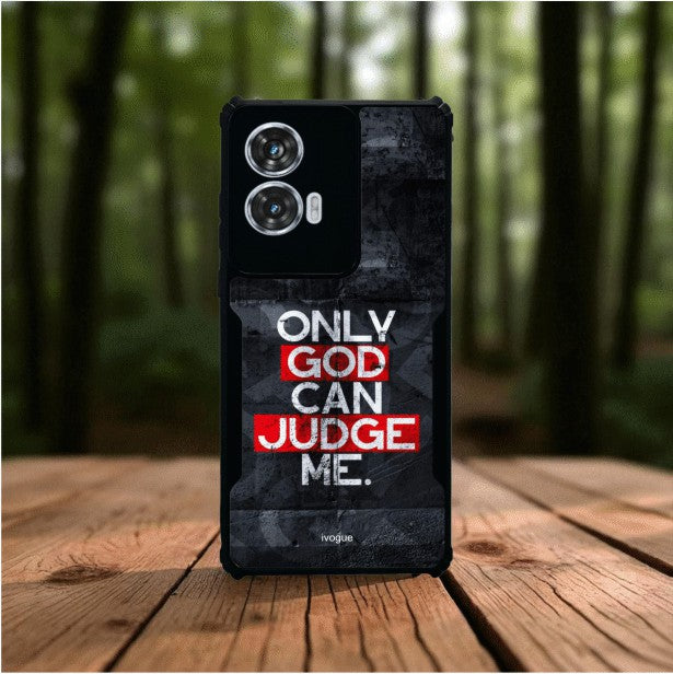Only God Can Judge Me Mobile Cover For Motorola Edge 50 Fusion
