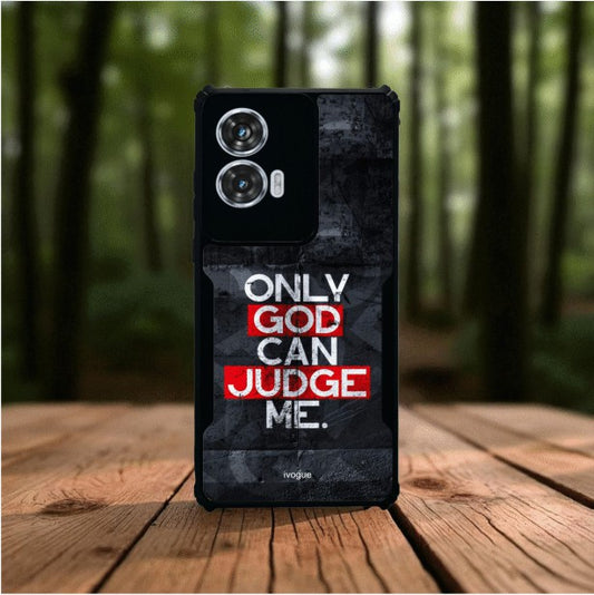 Only God Can Judge Me Mobile Cover For Motorola Edge 50 Fusion