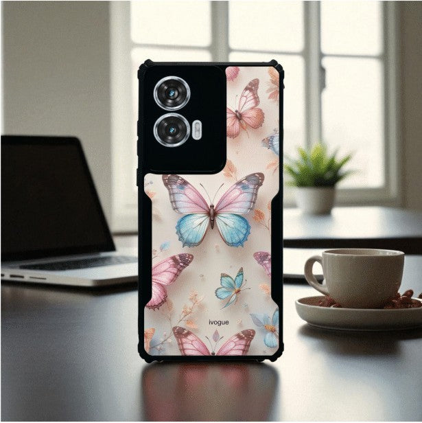 Butterfly Bloom Mobile Cover For Motorola Edge 50 Fusion