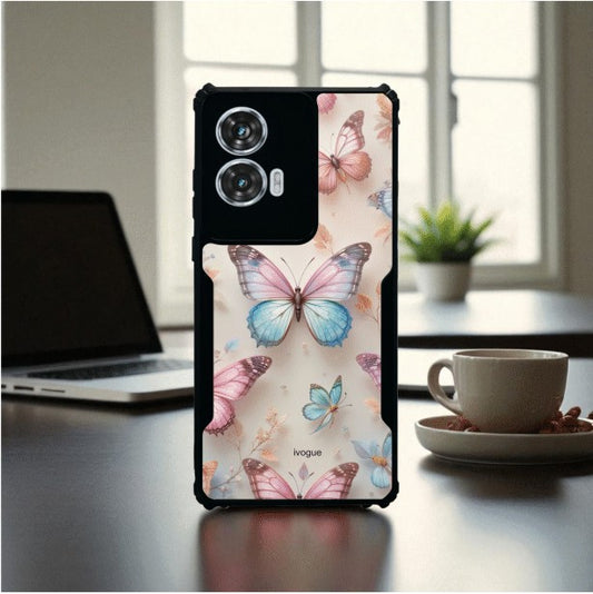 Butterfly Bloom Mobile Cover For Motorola Edge 50 Fusion