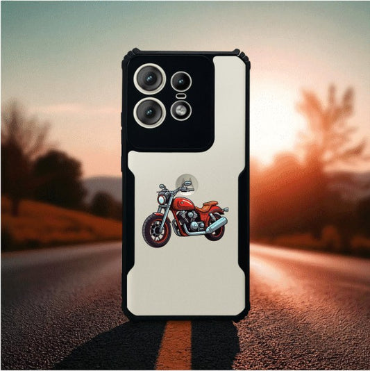 Bike Mobile Cover For Motorola Edge 50 Pro