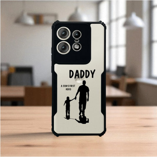 Daddy and Son Mobile Cover For Motorola Edge 50 Pro