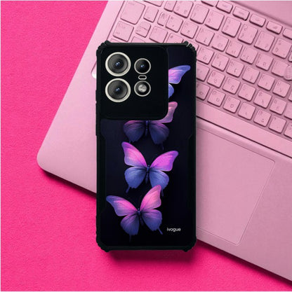 Galaxy Butterflies Mobile Cover For Motorola Edge 50 Pro