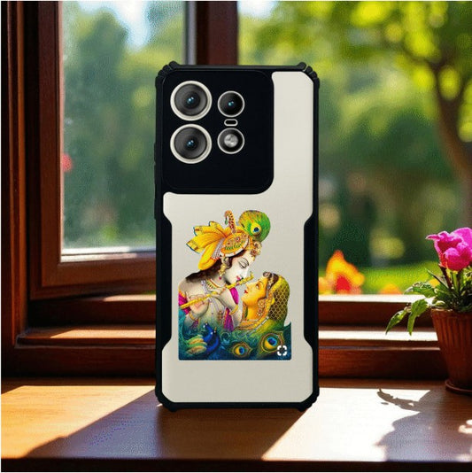 Radha Krishna Mobile Cover For Motorola Edge 50 Pro