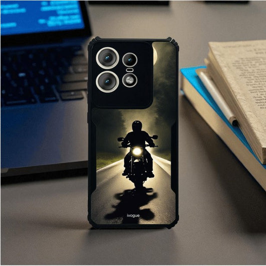 Bike Rider Mobile Cover For Motorola Edge 50 Pro