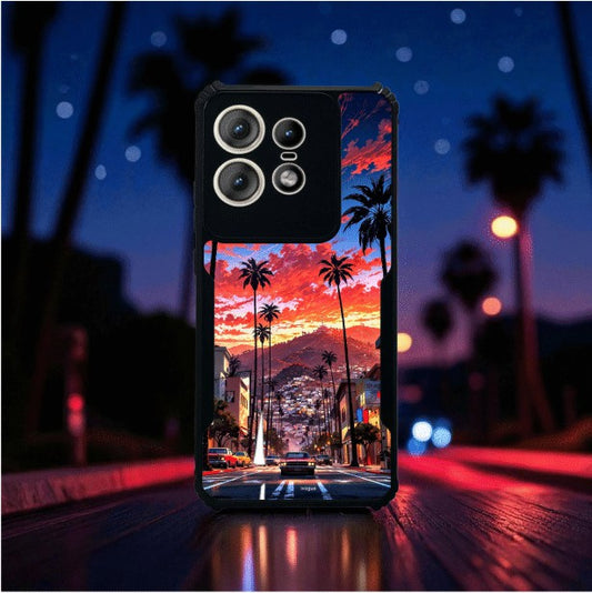 Palm City Nights Mobile Cover For Motorola Edge 50 Pro