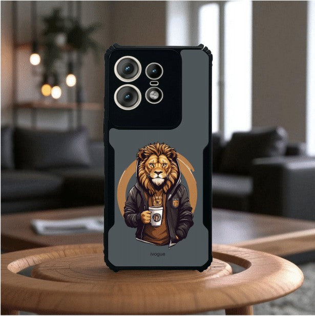 Stylish Lion Mobile Cover For Motorola Edge 50 Pro
