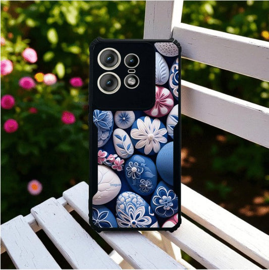 Delicate Stones Mobile Cover For Motorola Edge 50 Pro