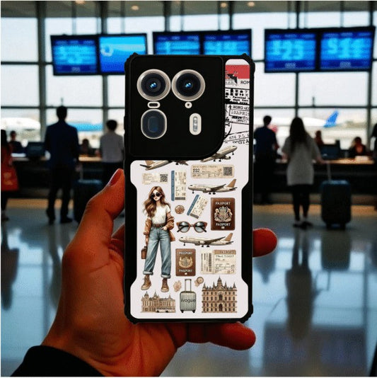 Travel Girl Vibes Mobile Cover For Motorola Edge 50 Ultra