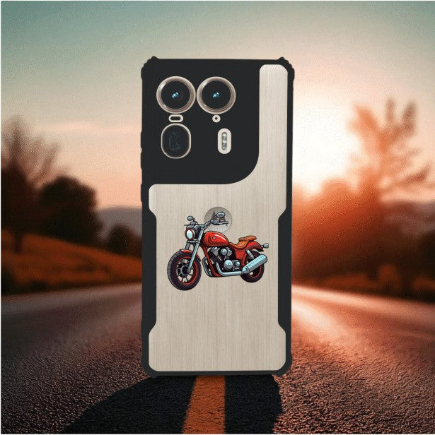 Bike Mobile Cover For Motorola Edge 50 Ultra