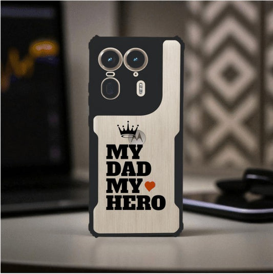 My Dad My Hero Mobile Cover For Motorola Edge 50 Ultra