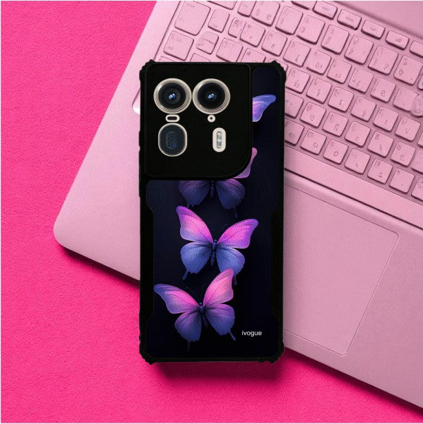 Galaxy Butterflies Mobile Cover For Motorola Edge 50 Ultra