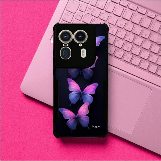 Galaxy Butterflies Mobile Cover For Motorola Edge 50 Ultra