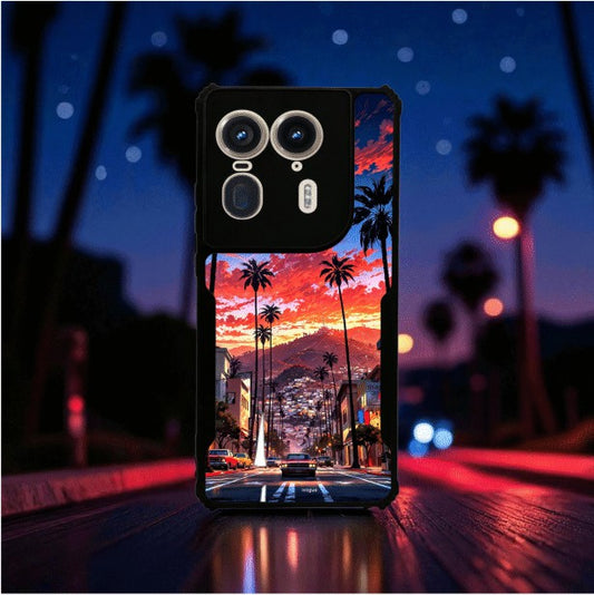 Palm City Nights Mobile Cover For Motorola Edge 50 Ultra
