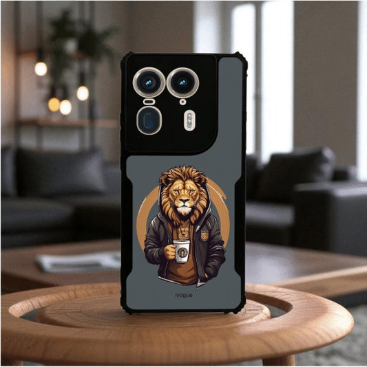 Stylish Lion Mobile Cover For Motorola Edge 50 Ultra