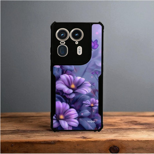 Purple Serenity Mobile Cover For Motorola Edge 50 Ultra