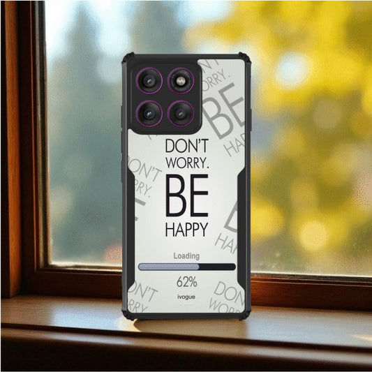 Be Happy Mobile Cover For Motorola Edge 60 Fusion