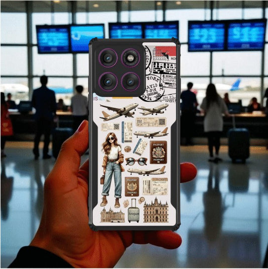 Travel Girl Vibes Mobile Cover For Motorola Edge 60 Stylus