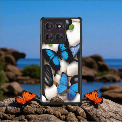 Blue Wings Beauty Mobile Cover For Motorola Edge 60 Stylus