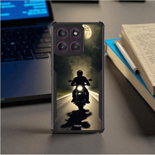 Bike Rider Mobile Cover For Motorola Edge 60 Stylus