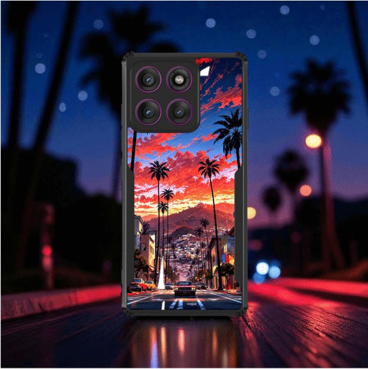 Palm City Nights Mobile Cover For Motorola Edge 60 Fusion