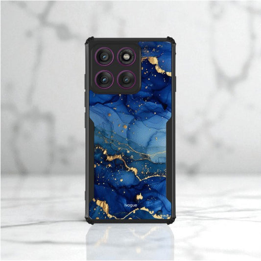 Blue Opulence Mobile Cover For Motorola Edge 60 Stylus