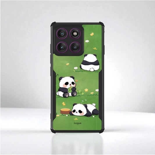 Panda Playground Mobile Cover For Motorola Edge 60 Fusion