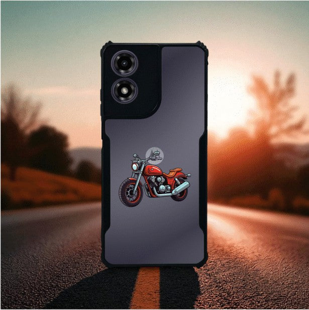 Bike Mobile Cover For Motorola G04S