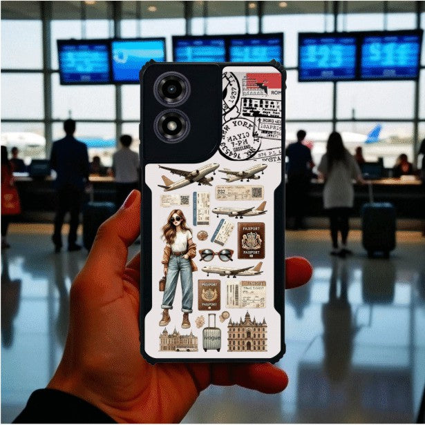 Travel Girl Vibes Mobile Cover For Motorola G04